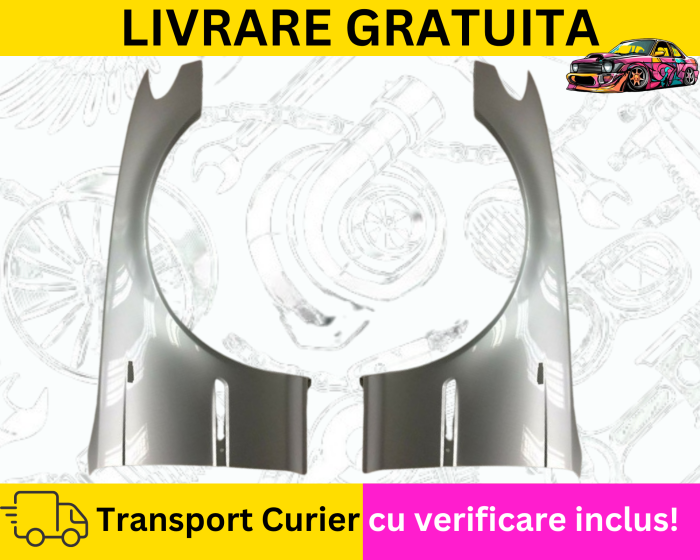 Aripi fata Negru Gri Albastru Alb Rosu Verde Auriu 475 668 300 303 354 A07 A08 400 317 BMW E46 2001-2005 FL Facelift VOPSITE Tu alegi culoarea [4]