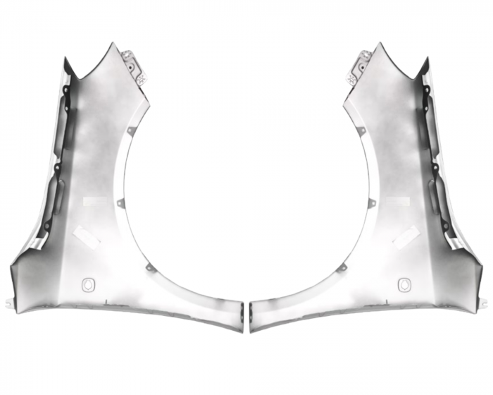 Aripi fata Skoda Fabia 5J 2007-2014 Gri 9156 [2]