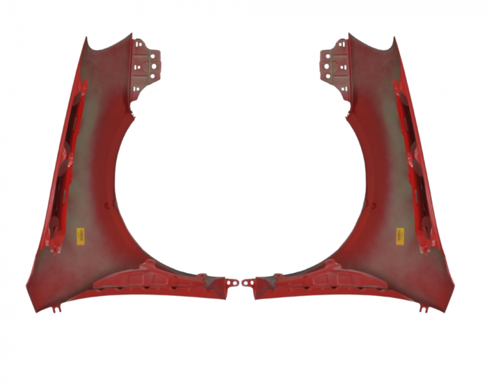 Aripi fata Volkswagen Golf V 5 2003-2008 Hatchback Rosu LY3D [2]