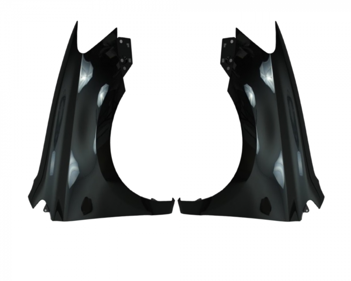 Aripi fata Volkswagen Polo 6R 2009-2017 Negru L041 [1]