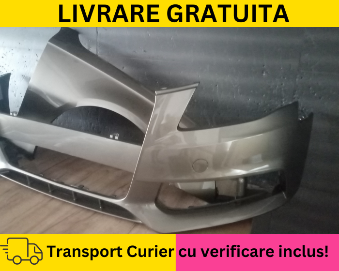 Bara + Aripa dreapta fata Auriu Bej LY1Q VOPSITA Audi A4 B8 2008-2011 + S-LINE [2]