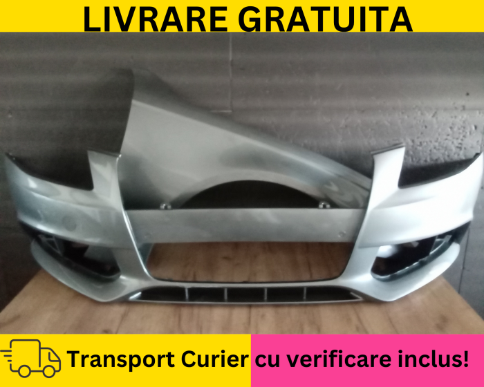 Bara + Aripa dreapta fata Negru Gri Alb Albastru Rosu Auriu Bej VOPSITA LZ9Y LY9B LY9C LX7W LY7W LX7Z LZ7L LS9R LY7G LY7H LY1Q LX5X LX7S Audi A4 B8 2008-2011 + S-LINE [3]