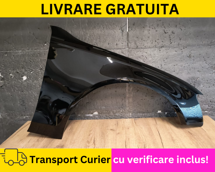 Bara + Aripi fata VOPSITA Negru LZ9Y Audi A4 B8 2008-2011 + S-LINE [3]