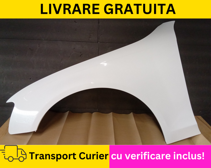 Bara + Aripi fata VOPSITE ALB LY9C Ibis Audi A4 B8 2008-2011 + S-LINE [2]