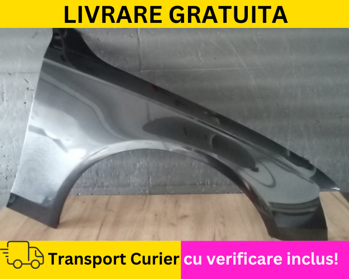 Bara + Aripi fata VOPSITE GRI LZ7L Audi A4 B8 2008-2011 + S-LINE [3]