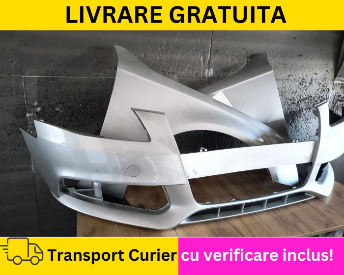 Bara + Aripi fata VOPSITE GRI LX7W LY7W Audi A4 B8 2008-2011 + S-LINE [3]