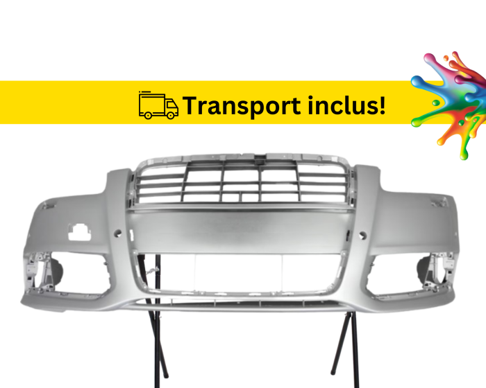 Bara fata Audi A6 C6 4F2 2008-2010 FSL Negru Gri Albastru Alb Rosu Maro vopsita la culoarea masini  [3]