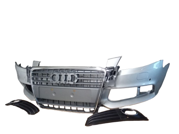 Bara fata Audi A4 B8 2007-2011 cu spalator far, senzori parcare Gri LX7W [2]