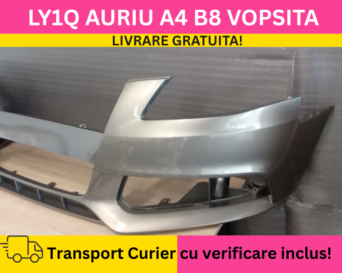 Bara fata Audi A4 B8 2008-2011 + S-LINE Simpla VOPSITA LY1Q AURIU [2]