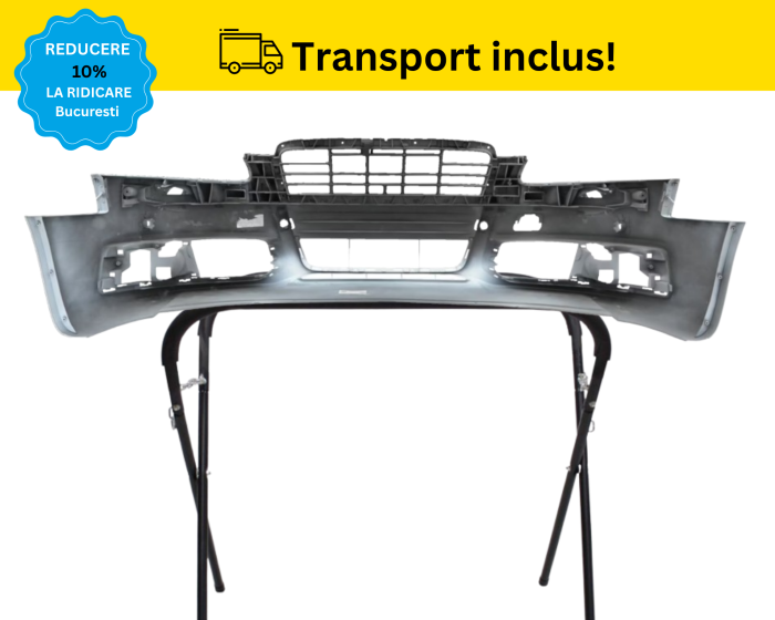 Bara fata Audi A6 C6 FSL 2008-2010 Spalator far, senzori parcare ALBA LY9C VOPSITA [2]