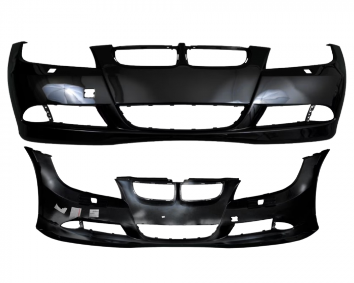 Bara fata BMW E90 E91 2005-2008 cu spalator far Negru 475 [1]
