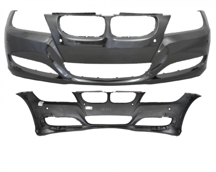 Bara fata BMW E90 E91 LCI 2008-2012 cu spalator far Negru 668 [1]