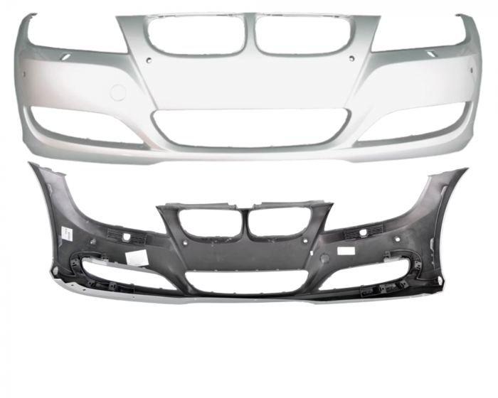 Bara fata BMW E90 E91 LCI 2008-2012 cu spalator far, senzori PDC Gri 354 [1]