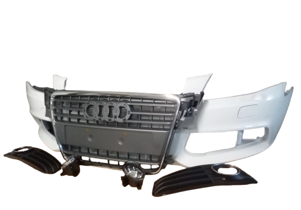 Bara fata completa Audi A4 B8 2007-2011 cu spalator far Alb LY9C [2]