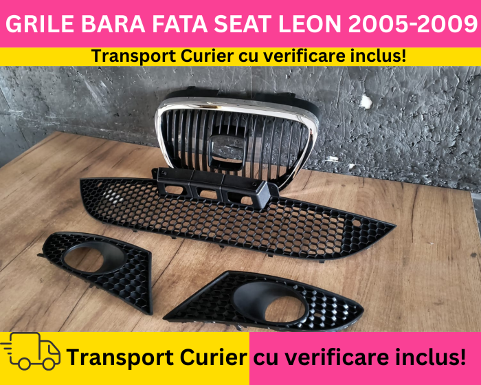 Set Grile Bara fata Seat Leon 2005-2009 [2]