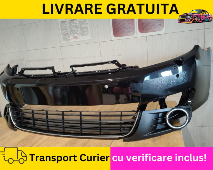 Bara fata cu Grile Negru LC9X VW Golf 6 VI Hatchback 2008-2012  spalator far, senzori parcare VOPSITA TU Alegi culoarea [2]