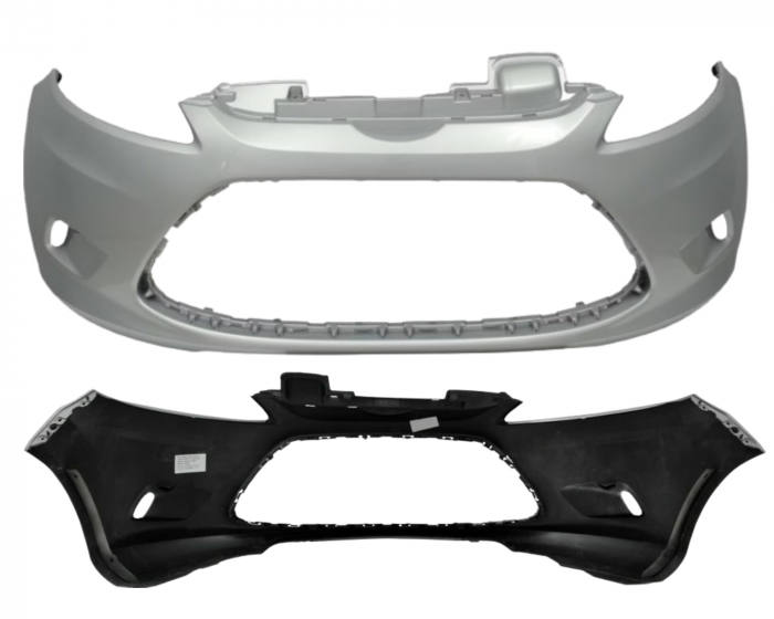 Bara fata Ford Fiesta MK7 2008-2013 Gri Moondust silver fara gauri proiectoare ceata [1]