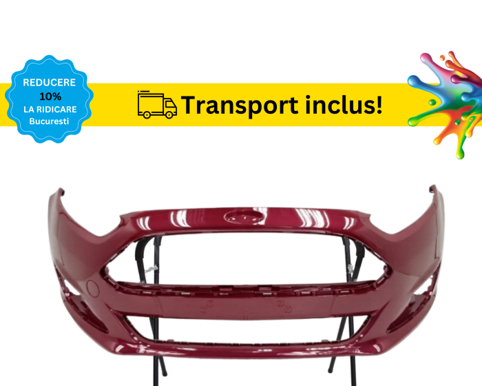 Bara fata Ford Fiesta MK7 2013-2017 FSL Negru Gri Albastru Alb Rosu Verde Mov vopsita la culoarea masini [2]