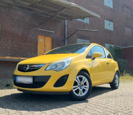 Bara fata Galben Opel Corsa D 2011-2014 Facelift VOPSITA TU Alegi culoarea [3]