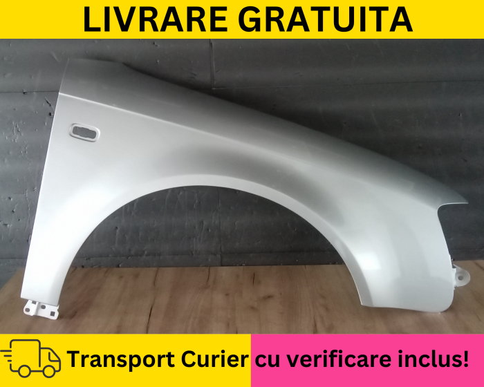 Bara + Aripi fata GRI LY7W LX7W VOPSITA Audi A4 B7 2004-2007 S-LINE VOPSITA [3]