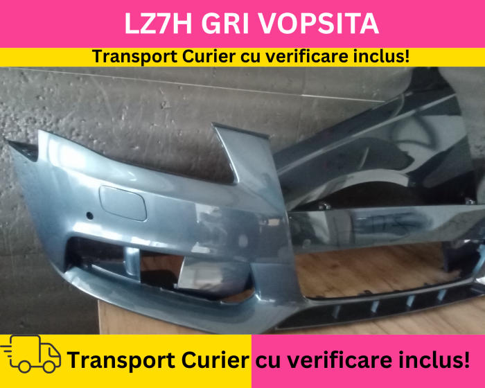 Bara + Aripa stanga fata Audi A4 B8 + S-LINE 2008-2011 + S-LINE VOPSITA LZ7H GRI [2]