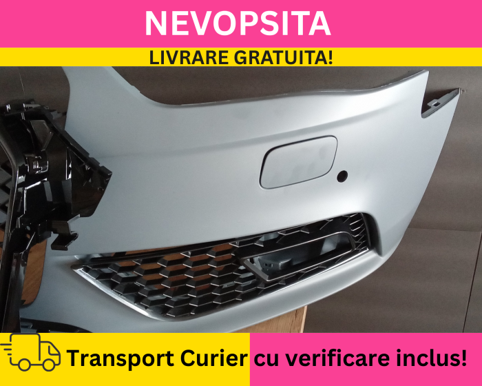 Bara fata + Grile Fagure RS LOOK Audi A4 B8.5 2011-2015 NEVOPSITA [2]