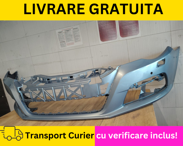 Bara fata LC7Z Gri VOPSITA VW Passat CC 2008-2012 cu spalator far si senzori parcare [2]