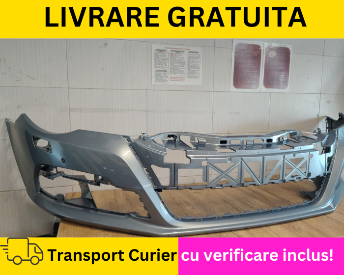 Bara fata LC7Z Gri VOPSITA VW Passat CC 2008-2012 cu spalator far si senzori parcare [3]