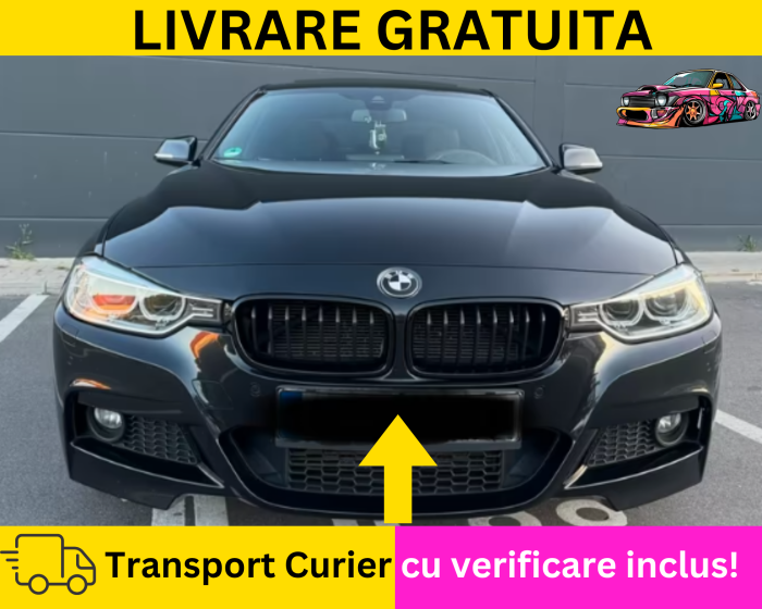 Bara fata M Tech Pachet Negru lucios 668 BMW Seria 3 F30 F31 2011-2017 VOPSITA Tu alegi culoarea [4]
