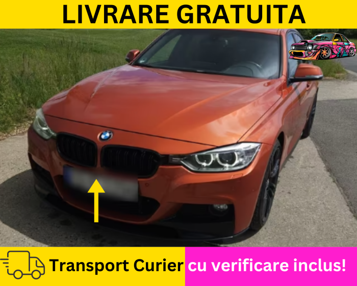 Bara fata M Tech Pachet Portocaliu B44 Valencia BMW Seria 3 F30 F31 2011-2017 VOPSITA Tu alegi culoarea [2]