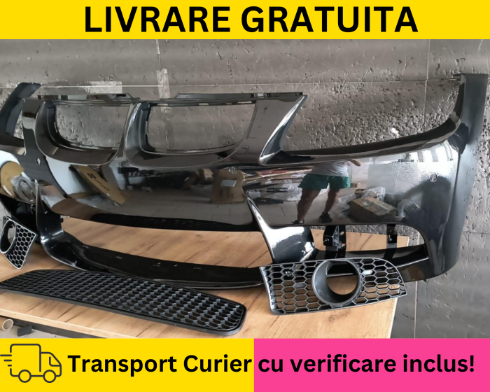 Bara fata M3-LOOK Negru 475 BMW Seria 3 E90 E91 NFL 2005-2008 VOPSITA Tu alegi culoarea [2]