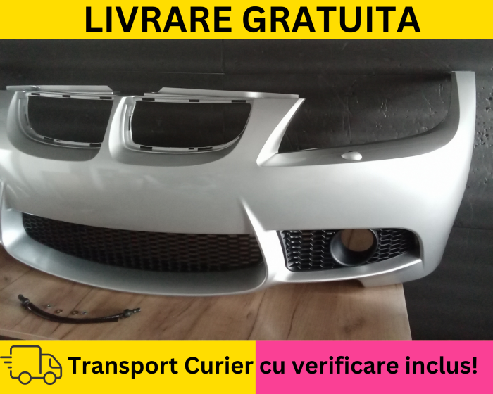 Bara fata M3-LOOK GRI 354 Titan silver VOPSITA BMW Seria 3 E90 E91 NFL 2005-2008 [2]
