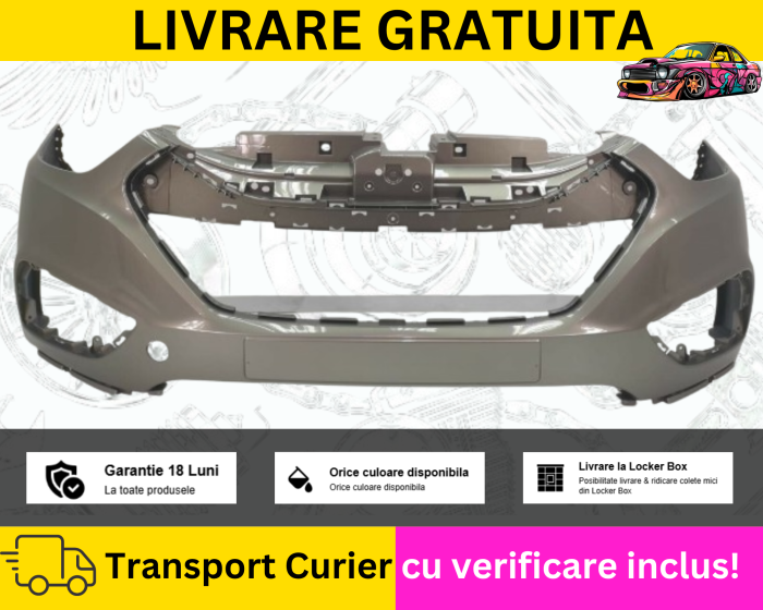 Bara fata Alb Negru Rosu Albastru Gri Maro Visiniu Hyundai ix35 2009-2015 VOPSITA Tu alegi culoarea [4]