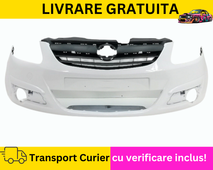 Bara fata Opel Corsa D Negru Alb Rosu Albastru Gri Galben Verde 2 4 USI 2006-2010 VOPSITA TU Alegi culoarea [2]