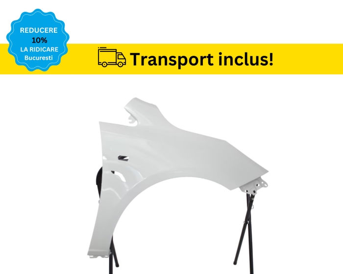 Aripa fata Opel Corsa E 2014-2019 Alb Negru Rosu Albastru Gri Verde Galben Maro VOPSITA [2]