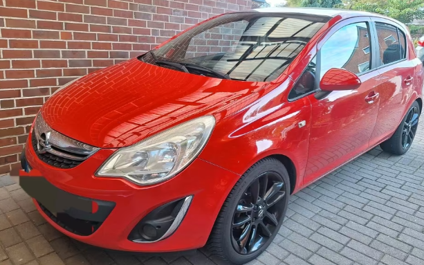 Bara fata Rosu Z547 Opel Corsa D 2011-2014 Facelift VOPSITA TU Alegi culoarea [2]