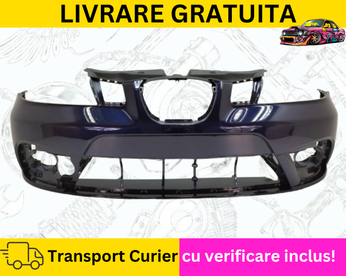 Bara fata Negru Alb Rosu Albastru Gri Maro Galben Verde Seat IBIZA 6L 2006-2008 Facelift VOPSITA TU Alegi culoarea [3]