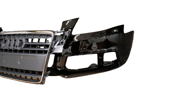 Bara fata, Grila radiator simpla Audi A4 B8 2007-2011 Negru LY9B [2]