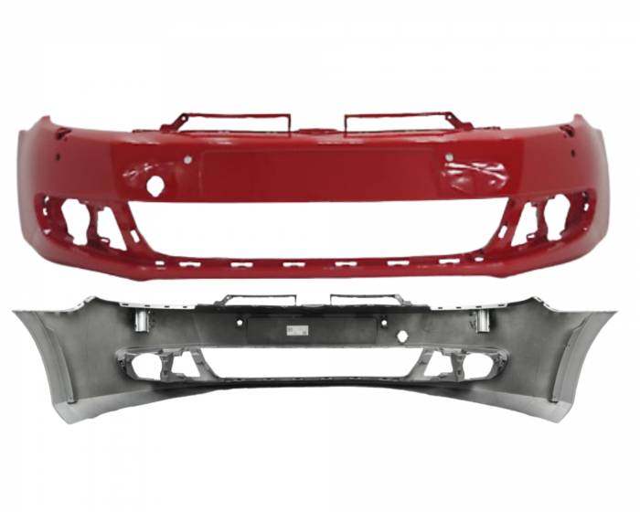 Bara fata Volkswagen Golf VI 6 Hatchback 2008-2012 spalator, 4x senzori parcare Rosu LY3D [1]