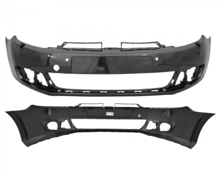 Bara fata Volkswagen Golf VI 6 Hatchback 2008-2012 spalator, 4x senzori parcare Negru LC9X [1]