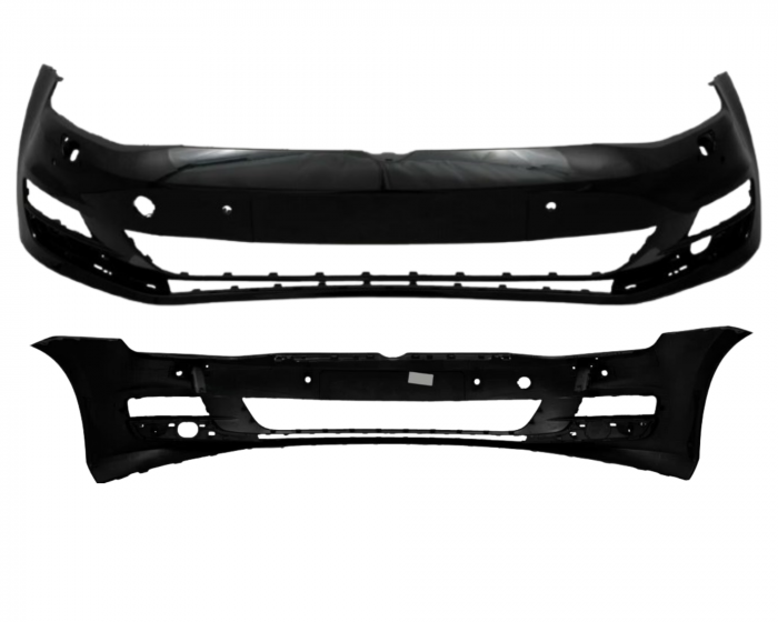 Bara fata Volkswagen Golf VII 7 2012-2017 cu spalator far, senzori parcare Negru L041 [1]