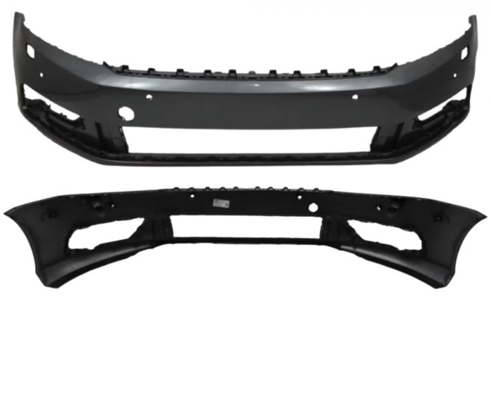 Bara fata Volkswagen Passat B7 2010-2014 cu spalator far, senzori parcare Gri LK7X [1]
