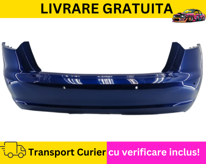 Bara spate Audi A3 8P 2008-2012 FSL Cu Senzori parcare Negru Gri Albastru Alb Rosu Maro Galben vopsita la culoarea masini  [6]