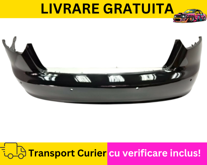 Bara spate Audi A3 8P 2008-2012 FSL Cu Senzori parcare Negru Gri Albastru Alb Rosu Maro Galben vopsita la culoarea masini  [8]