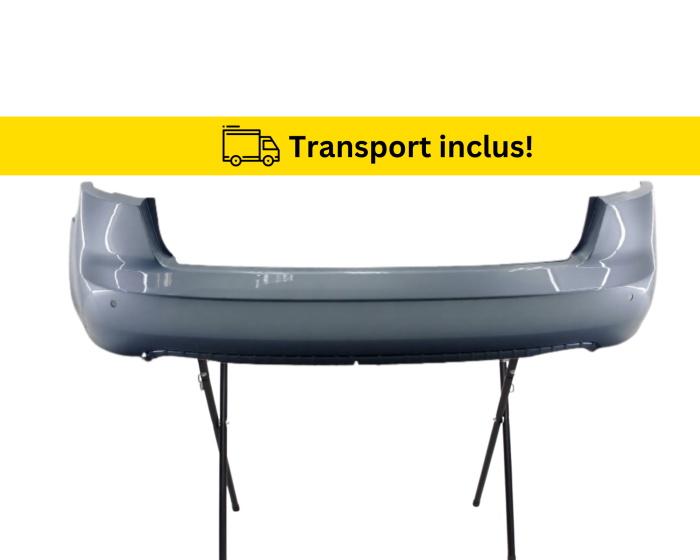 Bara spate Audi A4 B7 Avant combi 2004-2007 cu senzori parcare Negru Gri Albastru Alb Rosu vopsita la culoarea masini [3]