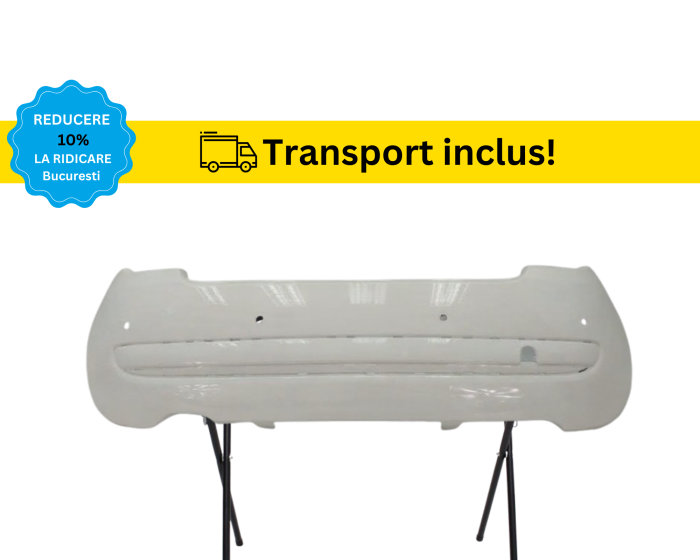 Bara spate Fiat 500 Lounge 2007-2014 cu senzori parcare Negru Rosu Gri Verde Albastru Alb Galben Maro VOPSITA [2]