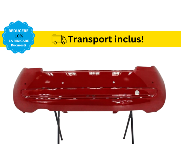 Bara spate Fiat 500 Lounge 2007-2014 cu senzori parcare Negru Rosu Gri Verde Albastru Alb Galben Maro VOPSITA [3]