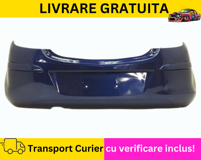Bara spate Negru Alb Rosu Gri Galben Verde Albastru Opel Corsa D 4 usi + Facelift 2006-2014 VOPSITA TU Alegi culoarea [2]