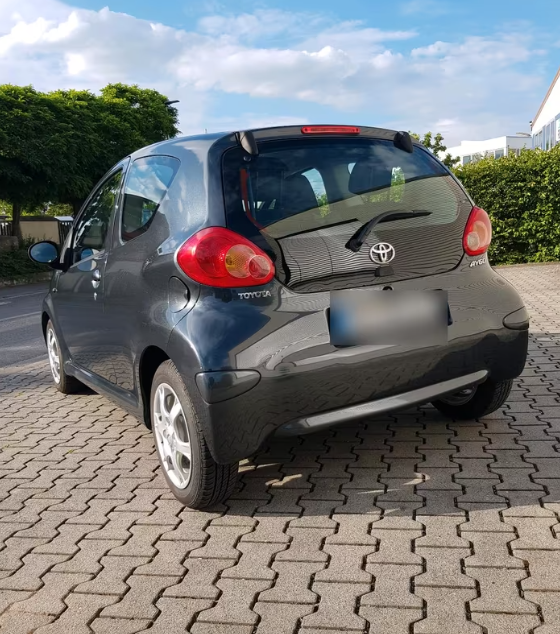 Bara spate Albastru Toyota Aygo 2005-2014 VOPSITA TU Alegi culoarea [2]