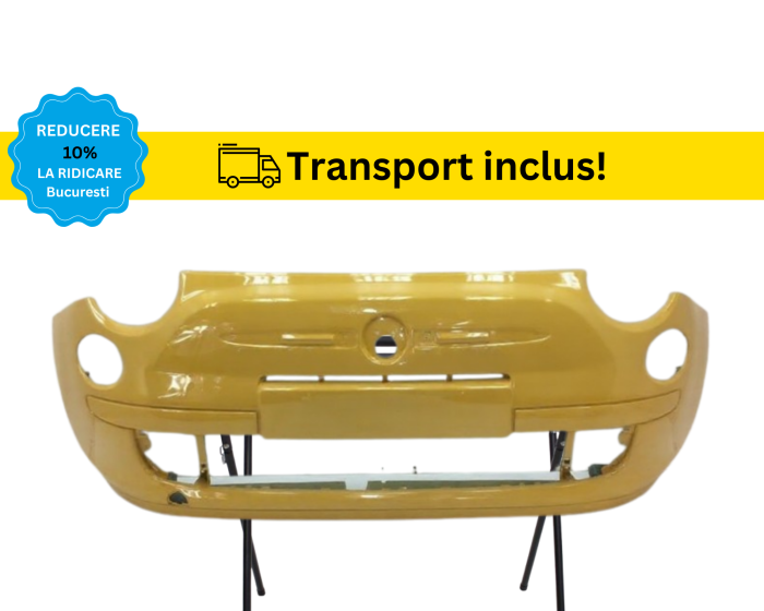 Bara fata Fiat 500 2007- 2014 Negru Gri Albastru Alb Maro Albastru Verde vopsita la culoarea masini  [5]